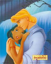 WALT DISNEY 8 x 10 ART POSTER - 1997 poster from movie Pocahontas and John Smith - £7.93 GBP