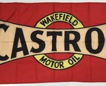Castrol Wakefield Style 3 Banner Flag British Motor Oil Car Workshop Mec... - £12.59 GBP