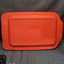 Pyrex 9x13 Replacement Food Storage Lid  233-PC 3qt RED - £9.16 GBP