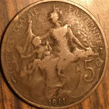 1911 France 5 Centimes Coin - £1.69 GBP
