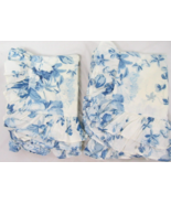 Ralph Lauren Elsa Floral Blue Ruffled 2-PC King Shams - $3,655.64 MXN