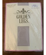Vintage Golden Legs Sheer Size B Reinforced Panty Off-White Pantyhose NEW - $219.59 MXN