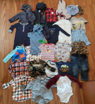 Baby Boy Premium Clothing Lot of 25 Carhartt Gymboree Gap 6 Mos 6-12 Fal... - $70.54