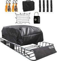 Mockins Anti Rust Roof Cargo Basket |64&quot;X39&quot;X6&quot; Roof Rack Cargo Basket W... - £196.85 GBP