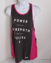 Under Armour Women&#39;s Power In Pink Inset Tank   SIZE M NWT - £13.99 GBP