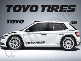 For 2Pcs/Pair P31 Toyo Tires Door Logo Saloon Car Race Rally Graphics Decal Stic - £59.62 GBP