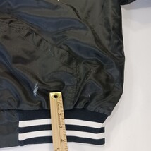 Vintage Hi-Style Athletic Wear FINCH'S BUILDER Men's XL Black Nylon Jacket Coat image 3