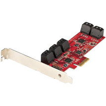 STARTECH.COM 10P6G-PCIE-SATA-CARD SATA III 6GBPS PCIE 2.0 X2 CARD - SATA... - £127.69 GBP