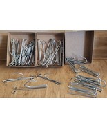 READY Prong Pinch Pleat Drapes Curtain Hooks 2 Styles 29 pcs See Descrip... - €6,28 EUR