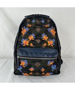 MCM Dieter Loden Green Floral Camo Print Nylon Backpack Padded Straps Wa... - £233.70 GBP