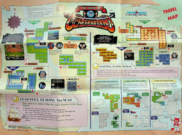 The Magic of Scheherazade Travel Map - Nintendo (1987) - New, Unused - £16.90 GBP
