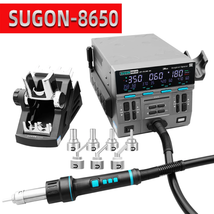 SUGON 8650 1300W Hot Air Rework Station 3 Mode Digital Display Intelligent BGA R - £384.74 GBP