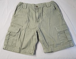 Carhartt Rugged Cargo Shorts Relaxed Fit Olive Green Size 34 - £11.17 GBP