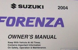 2004 Suzuki Forenza Factory Owners Manual Oem Factory Book X Brand New - $70.76