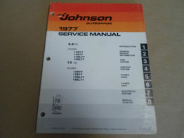 1977 Johnson Hors-Bord Service Atelier Réparation Manuel 9.9 15 HP 10R77 15R77 - $140.37