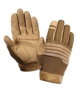 NIP Rothco Size Medium &quot;Coyote&quot; Color Padded Knuckle Gloves - £21.27 GBP