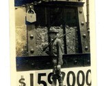 World War 1 Soldier Guarding Giant War Chest Photo Indianapolis Indiana ... - $74.17