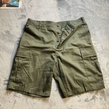 Mens Large Military Cargo Shorts Green Rothco Ultra Force  6 Pockets But... - $17.75