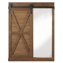 Chalkboard and Mirror with Barn Door  - $112.00