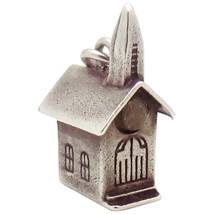 Vintage Sterling Silver Walter Lampl Church The Lord&#39;s Prayer Charm 1930s - $75.00
