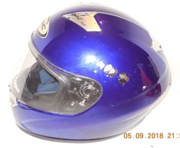 KBC VR2  Motorcycle Helmet Blue Sz XL (61-62cm) Snell DOT Approved - £57.46 GBP