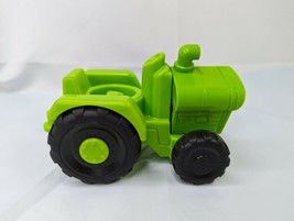 Fisher Price Little People Green Tractor 2016 DWC32 - $8.95