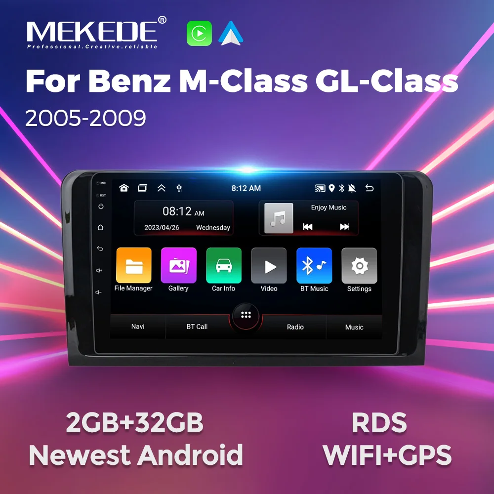 MEKEDE Car Radio For Mercedes Benz GL ML benz W164 ML350 ML500 X164 2005... - £104.00 GBP+