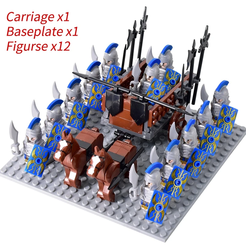 Medieval Age Castle Knights Spartan Warriors Crusader Roman Legion -Set 17 - £30.17 GBP