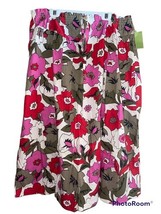 Vintage NWT 70s Flower Power Skirt Women’s Size 18 Pastels NEW! Pink Red... - $585.59 MXN