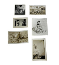 Vintage Lot of 6 1950&#39;s Children Kids Photos Lot #1 - £11.18 GBP