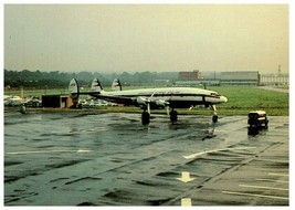 American Flyers Airline Constellation at Gatwick 1965 Airplane Postcard - £5.90 GBP