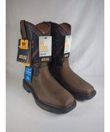 ARIAT WORKHOG XT VENTEK H20 RYE / BROWN STORM WIDE SQUARE TOE 8 DM 10035984 - £179.85 GBP