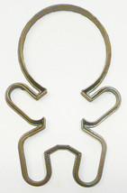 Big Inflated Head Gingerbread Man Outline Christmas Cookie Cutter USA PR2151 - £2.31 GBP