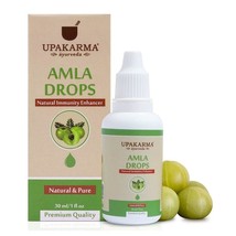 Upakarma Ayurveda Amla Gocce 30 ML Ayurvedico Erba Boost Immunità Salute - £17.87 GBP