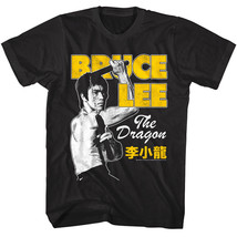 Bruce Lee Dragon Nunchaku Men&#39;s T Shirt Square Chinese Martial Arts Legend - £22.34 GBP+