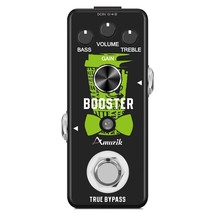 Amuzik Guitar Booster Pedal Analog Micro Boost Pedal For Guitar or Bass - £26.90 GBP