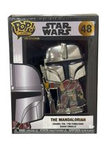 Funko Pop Pin Star Wars The Mandalorian 48 Chrome Enamel Collectible Pin... - $11.09