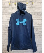 Under Armour Men&#39;s Armour Fleece Big Logo Hoodie 1373401 XL Academy Radar - $418.67 MXN