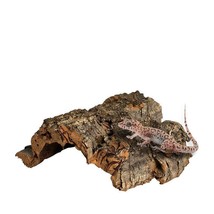Reptile Hideaway Haven: Natural Cork Bark Climbing and Hiding Spot for R... - £16.31 GBP+