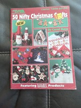 Leisure Arts Craft Leaflets #1608 - 1995 - 50 Nifty Christmas Crafts Sof... - $12.34