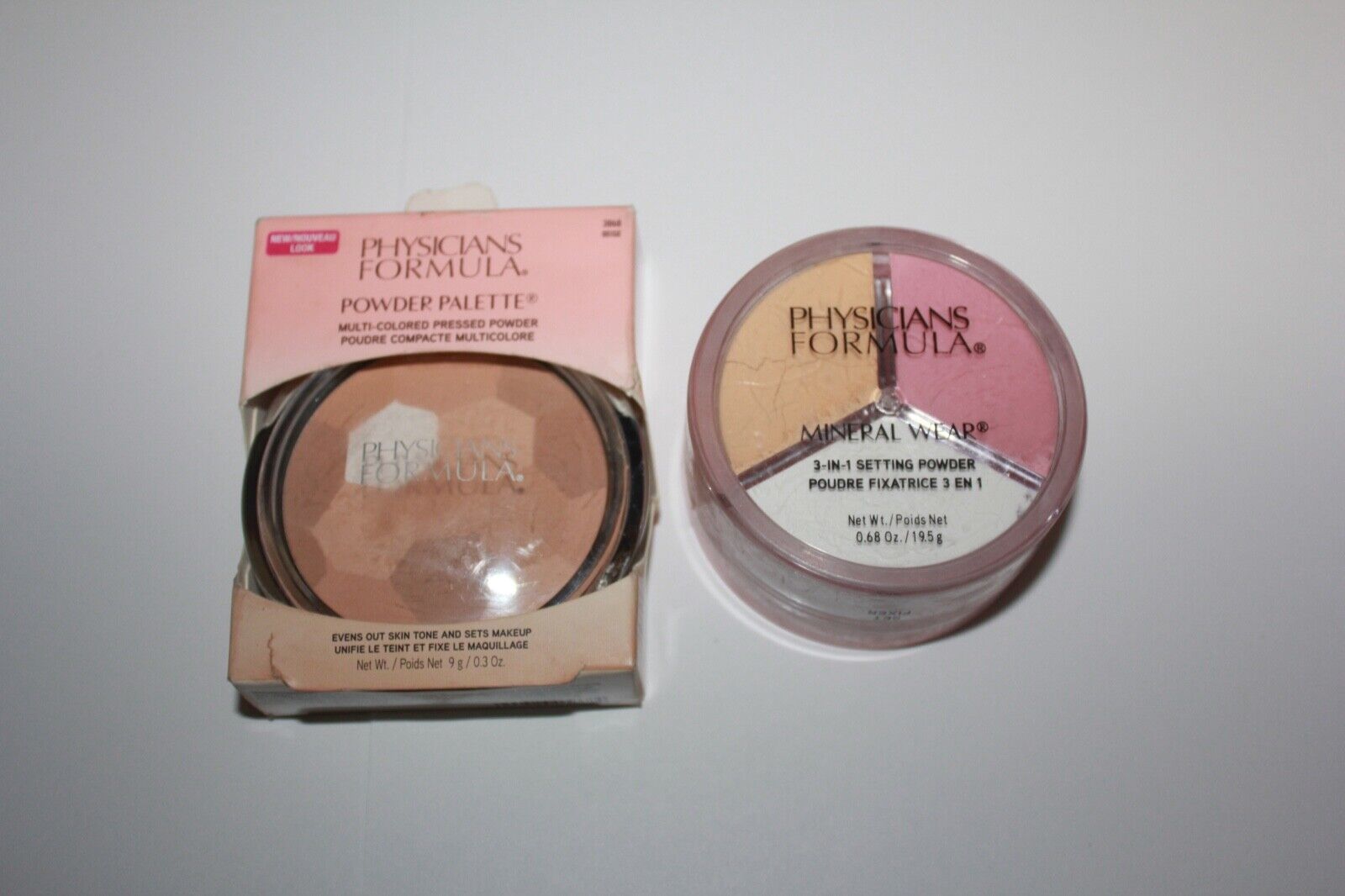 Physicians Formula Powder Palette #3868 + Mineral Wear PF11037 Lot Of 2 Sealed - $10.68