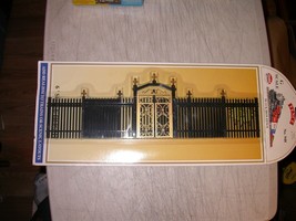 Model Power 948 G Scale Built-up Black Iron Fence New in Package - $19.99