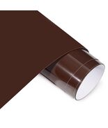 AHIJOY Heat Transfer Vinyl 12&quot;x15ft Chocolate Brown HTV Iron-On for Garm... - $10.42 CAD