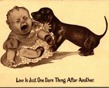 Vintage Humour Postale 1913 Vincent Colby - Juste Un Darn Thing Après An... - $7.13