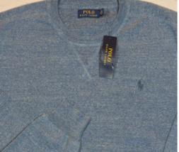 Polo Ralph Lauren Sweater Crewneck Pullover Blue Heather Size 1XB NWT - £50.57 GBP