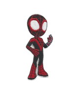SPIDER-MAN IRON ON PATCH 4&quot; Miles Morales Superhero Embroidered Applique... - $5.51 CAD