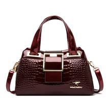 Designer Women&#39;s Handbags Patent Leather Female Shoulder Messenger Bag New Patte - £61.80 GBP