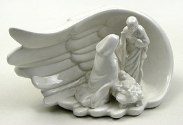 Ceramic Nativity in Wing - $39.49