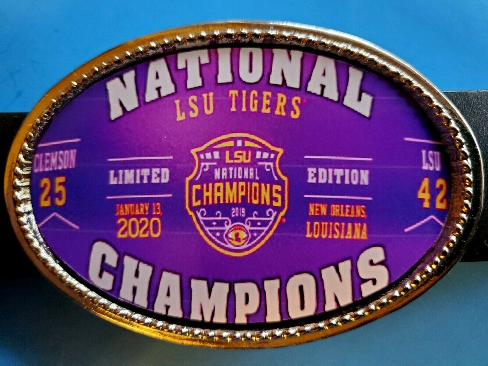 LSU TIGERS 2019 NCAA Champions Buckle - NEW! - $16.78