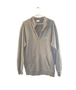 Columbia Quarter-Zip Sweatshirt Pullover – Gray, Kangaroo Pocket, Men’s ... - $457.88 MXN